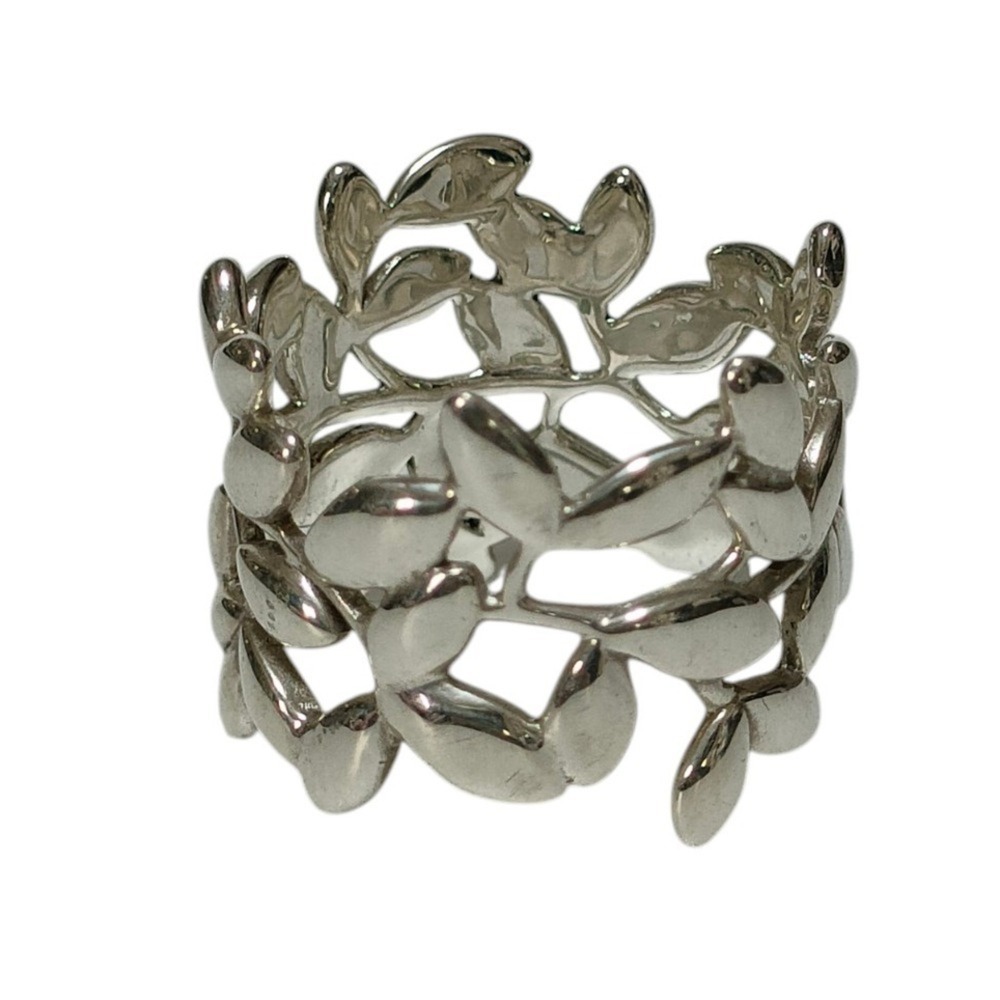 TIFFANY&Co. Tiffany & Co. AG925 Paloma Picasso Aubrief Ring, Size 1, Silver, ...